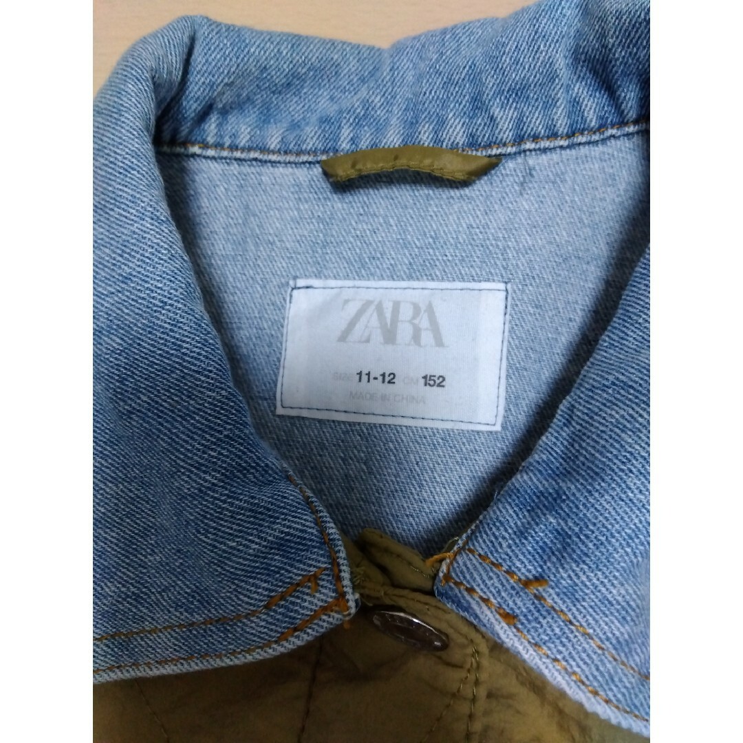 ZARA(ザラ)のZARA  キッズサイズ   デニムジャケット キッズ/ベビー/マタニティのキッズ服女の子用(90cm~)(ジャケット/上着)の商品写真