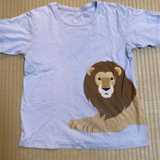 ムジルシリョウヒン(MUJI (無印良品))の無印良品　ライオン　動物Tシャツ　150(Tシャツ/カットソー)