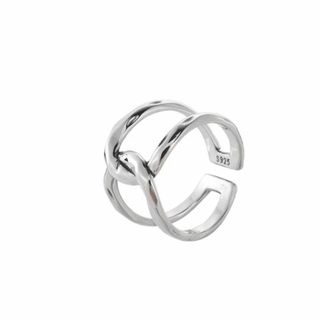 アダムエロぺ(Adam et Rope')の【Design cross ring】#045 S925(リング(指輪))