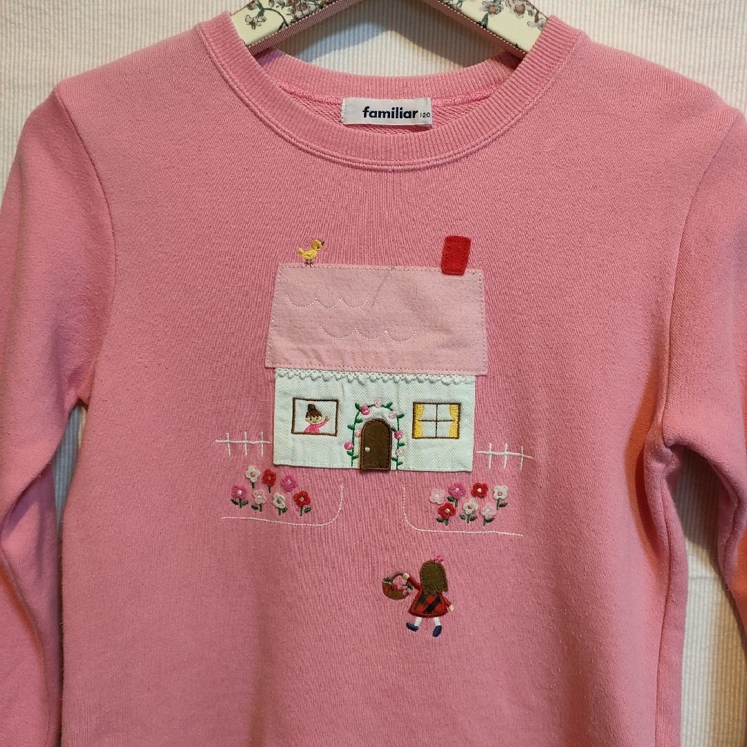 familiar(ファミリア)のファミリア　１２０　トレーナー キッズ/ベビー/マタニティのキッズ服女の子用(90cm~)(Tシャツ/カットソー)の商品写真