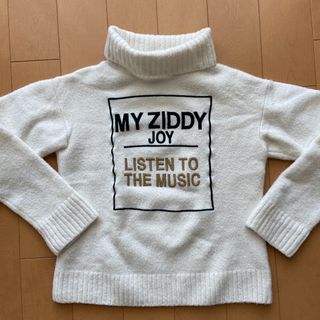 ZIDDY  ジディ　ハイネックセーター（M）白