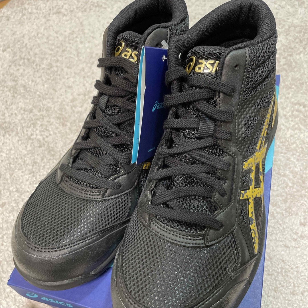 asics(アシックス)のasics アシックス　安全靴　ウィンジョブCP104 ブラックゴールド 26② メンズの靴/シューズ(その他)の商品写真