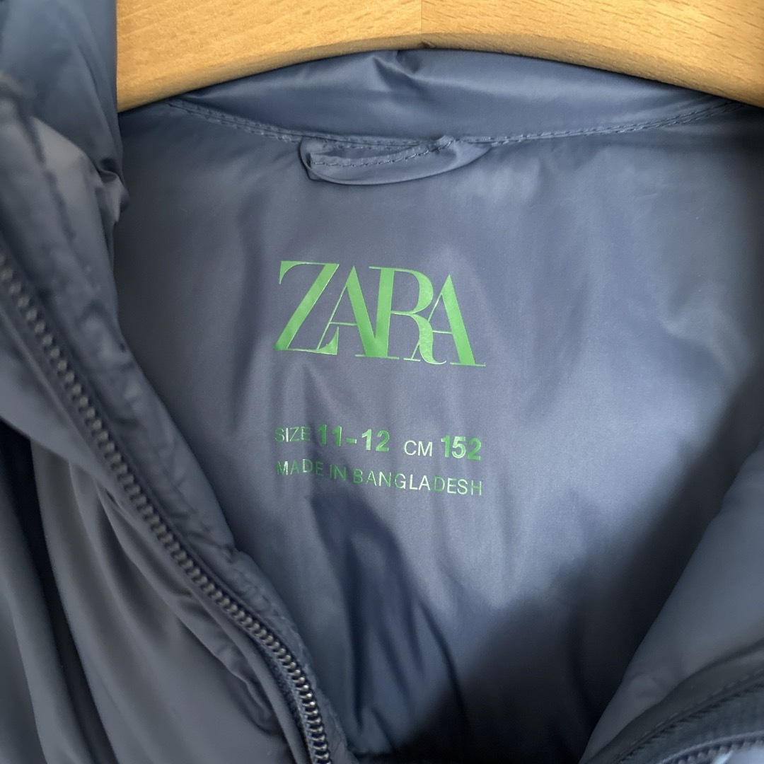 ZARA(ザラ)のZARA ダウン　中綿ジャンパー　アウター　150 キッズ/ベビー/マタニティのキッズ服男の子用(90cm~)(ジャケット/上着)の商品写真