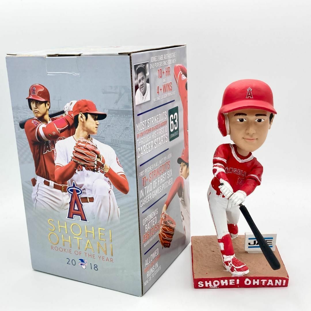 【新品,完売品】大谷翔平 2018新人王 ボブルヘッド ルーキーオブザイヤー