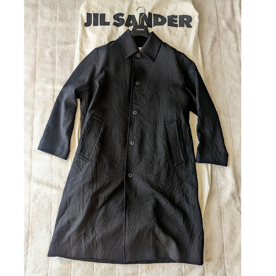 ジルサンダー JIL SANDER 比翼　バルカラー コート ジャケット