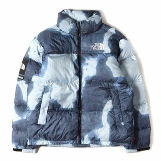 シュプリーム(Supreme)のSupreme シュプリーム ジャケット サイズ:L 21AW THE NORTH FACE ノースフェイス ブリーチド デニム プリント ヌプシ ダウンジャケット Bleached Denim Print Nuptse Jacket ND52100I アウター ブルゾン コート【メンズ】【中古】【美品】(ダウンジャケット)