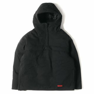 シュプリーム(Supreme)の美品 Supreme シュプリーム ジャケット サイズ:M 22SS フーデッド プルオーバー ダウン ジャケット Hooded Down Pullover ブラック 黒 アウター ブルゾン コート【メンズ】【中古】(ダウンジャケット)