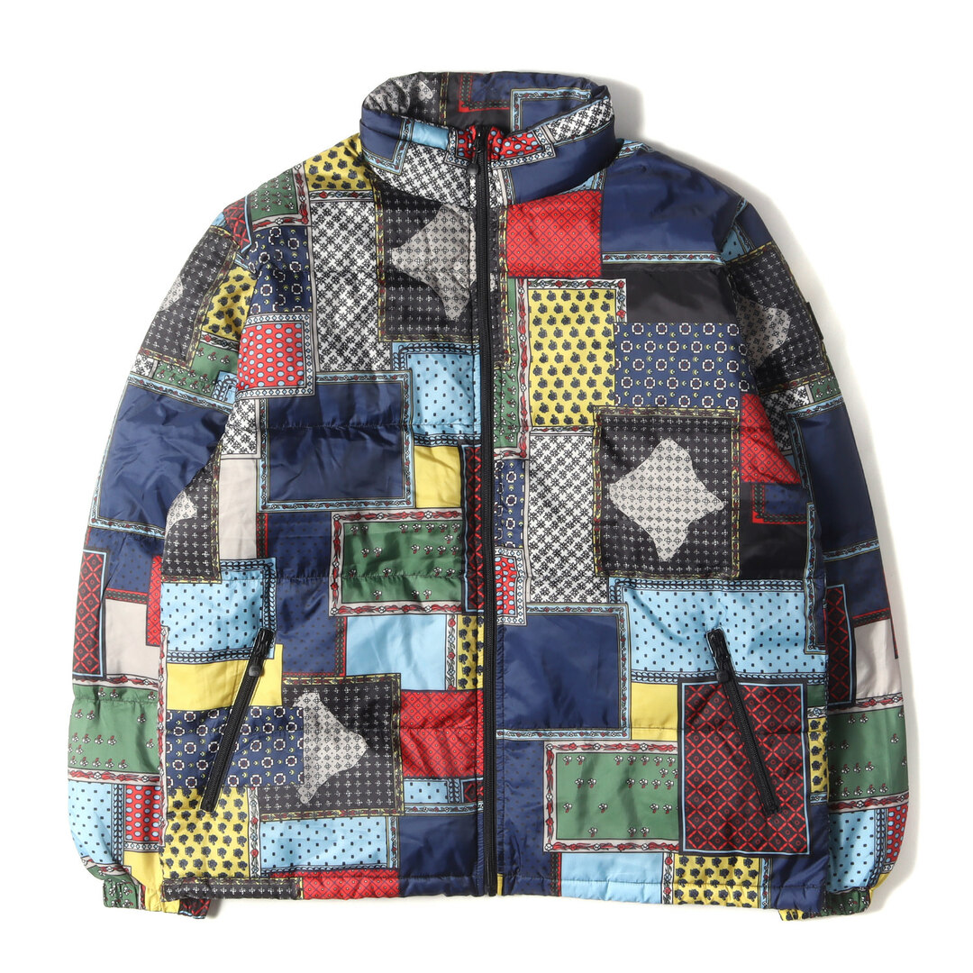 STUSSY ステューシー ジャケット サイズ:L 19AW パッチワーク 転写プリント ダウン ジャケット Puffer Jacket マルチカラー  アウター ブルゾン コート【メンズ】【中古】【K3911】 | フリマアプリ ラクマ