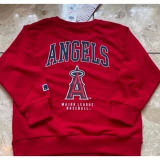 メジャーリーグベースボール(MLB)の大谷翔平　ＭＶＰ　新聞　120 トレーナー　キッズ　男の子　エンゼルス　Tシャツ(Tシャツ/カットソー)