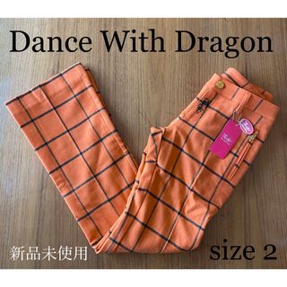 ダンスウィズドラゴン(Dance With Dragon)のダンスウィズドラゴン ゴルフウェア レディース  パンツ サイズ2 新品未使用(ウエア)