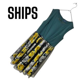 シップス(SHIPS)のSHIPS 花柄チュールワンピース(ひざ丈ワンピース)