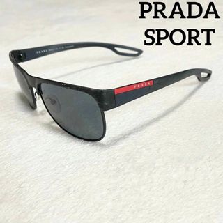 プラダ(PRADA)の【ケース付き✨】☆プラダスポーツ☆サングラス☆ダークグレー☆SPS57Q(サングラス/メガネ)