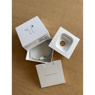 アップル(Apple)のAPPLE ワイヤレスイヤホン箱+充電ケーブル(その他)