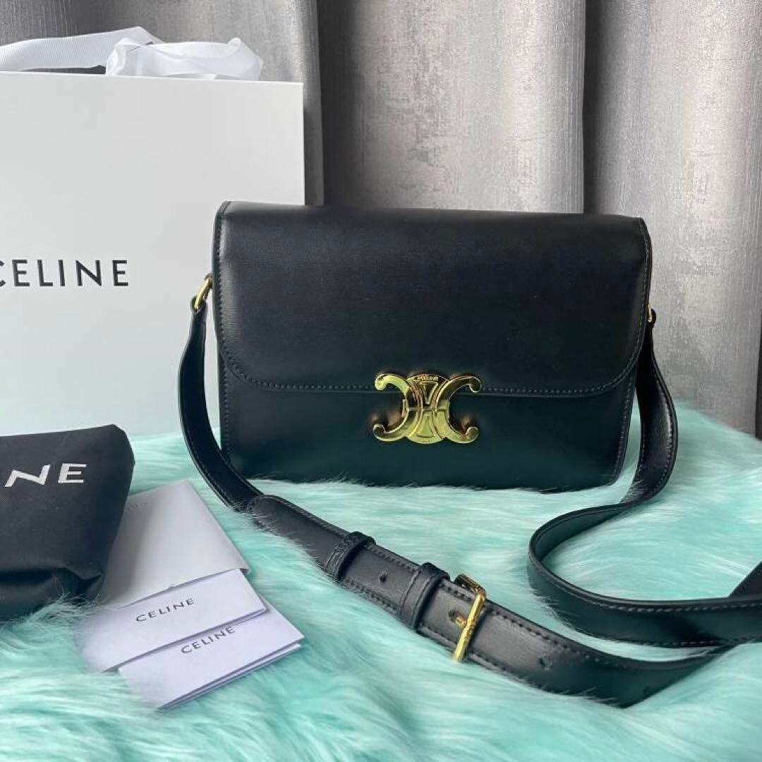 celine - CELINE セリーヌ トリオンフ ショルダーバッグ - メルカリの