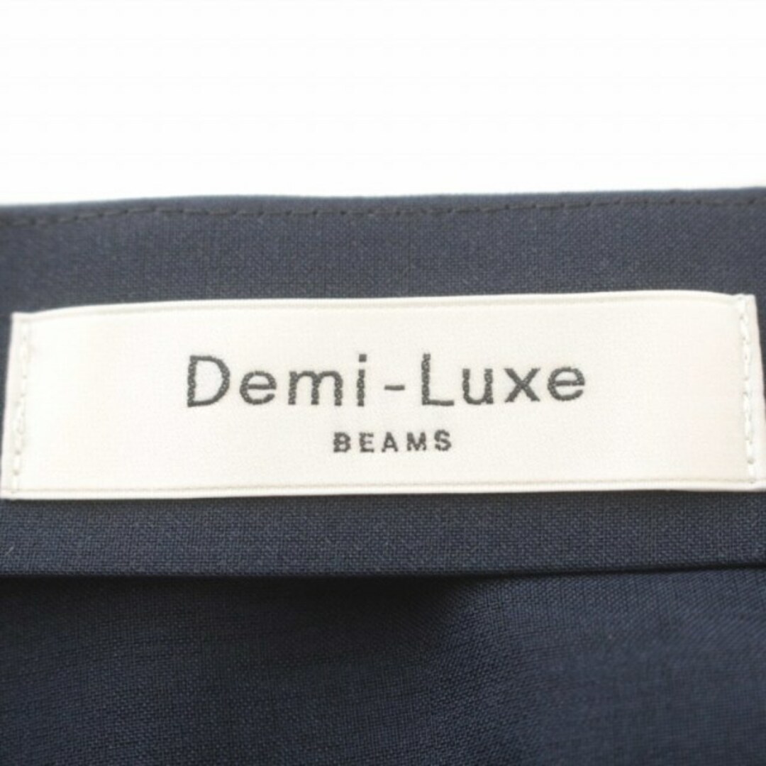 Demi-Luxe BEAMS(デミルクスビームス)のデミルクス ビームス オーガンジー フレアスカート プリーツ 36 S 黒 レディースのスカート(ロングスカート)の商品写真