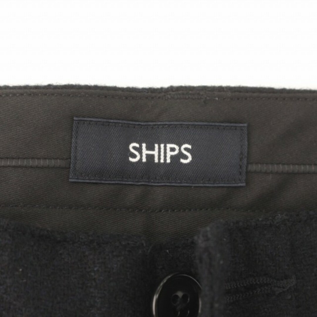 SHIPS(シップス)のシップス ウール アンゴラ テーパード チノパンツ ジップフライ 30 M 黒 メンズのパンツ(チノパン)の商品写真