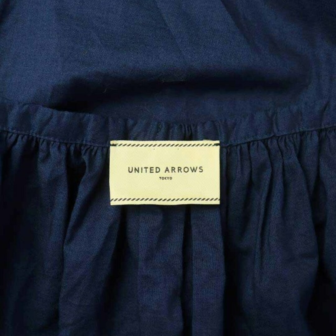 UNITED ARROWS(ユナイテッドアローズ)のユナイテッドアローズ ブラウス 五分袖 ビッグスリーブ 紺 ネイビー レディースのトップス(その他)の商品写真