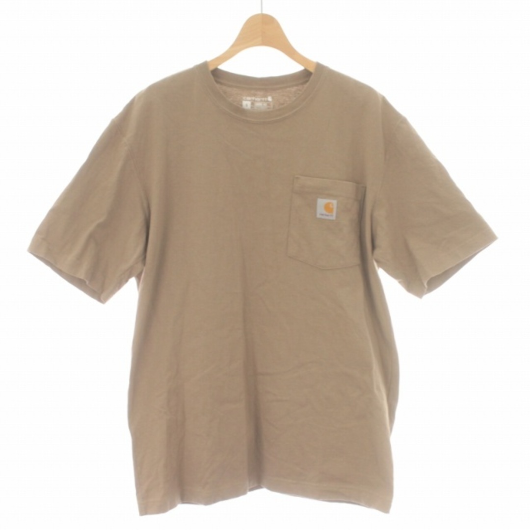 carhartt(カーハート)のカーハート carhartt Tシャツ カットソー 半袖 クルーネック S 茶 メンズのトップス(Tシャツ/カットソー(半袖/袖なし))の商品写真