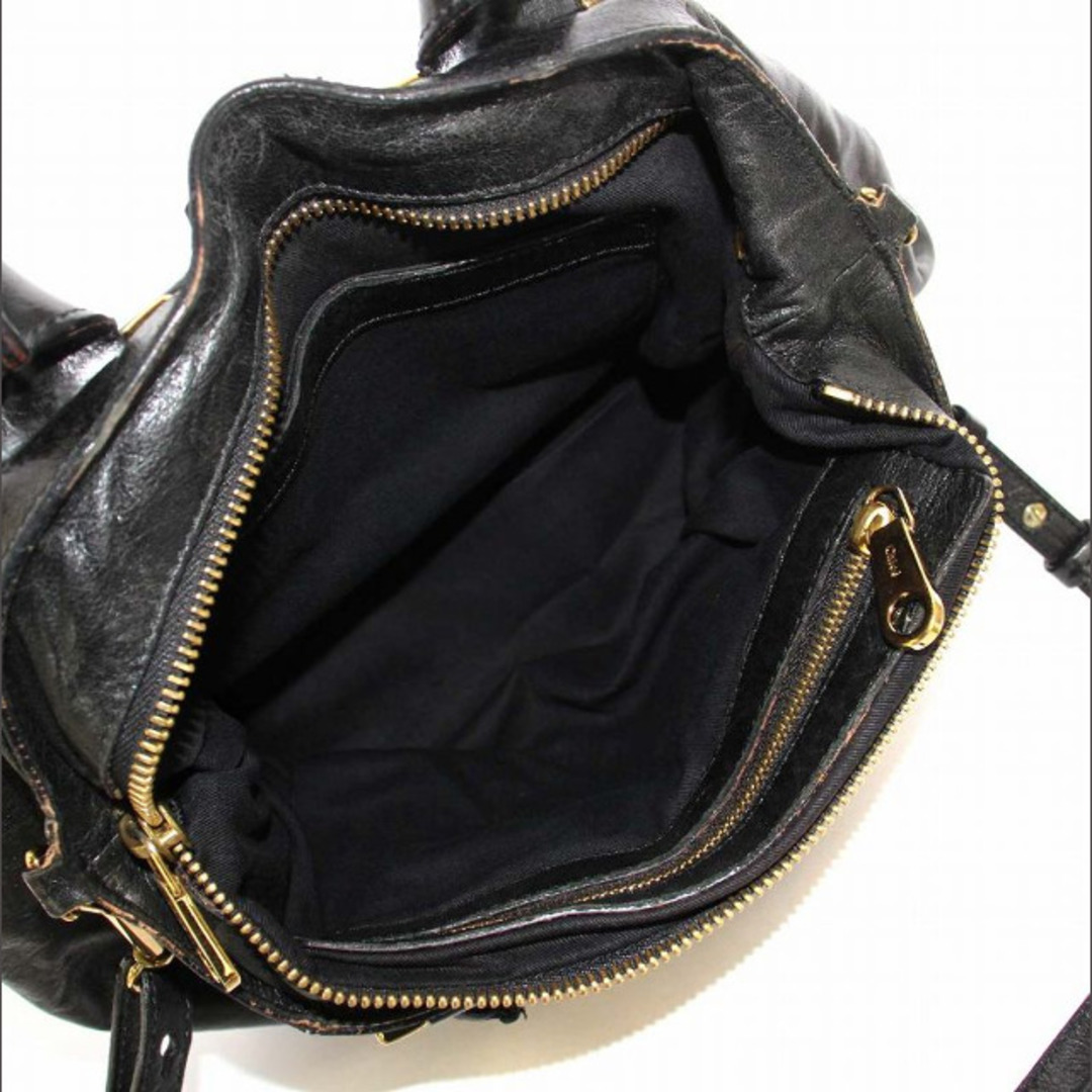 Chloe(クロエ)のクロエ ETHEL 2WAY ハンドバッグ ショルダーバッグ レザー 黒 レディースのバッグ(ハンドバッグ)の商品写真
