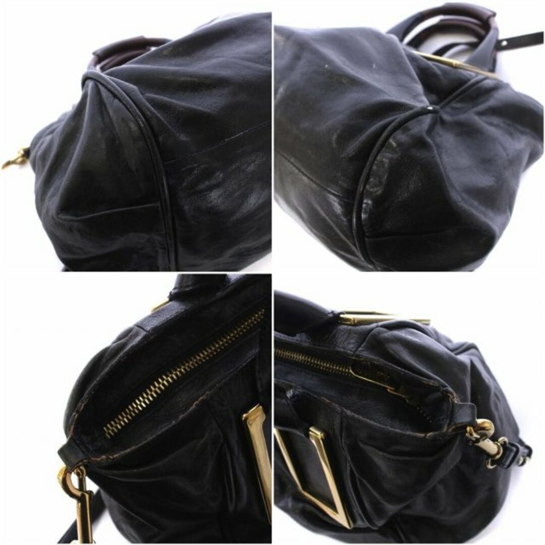 Chloe(クロエ)のクロエ ETHEL 2WAY ハンドバッグ ショルダーバッグ レザー 黒 レディースのバッグ(ハンドバッグ)の商品写真