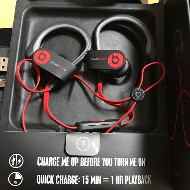 Beats by Dr Dre(ビーツバイドクタードレ)のpower beats2 wireless スマホ/家電/カメラのオーディオ機器(ヘッドフォン/イヤフォン)の商品写真