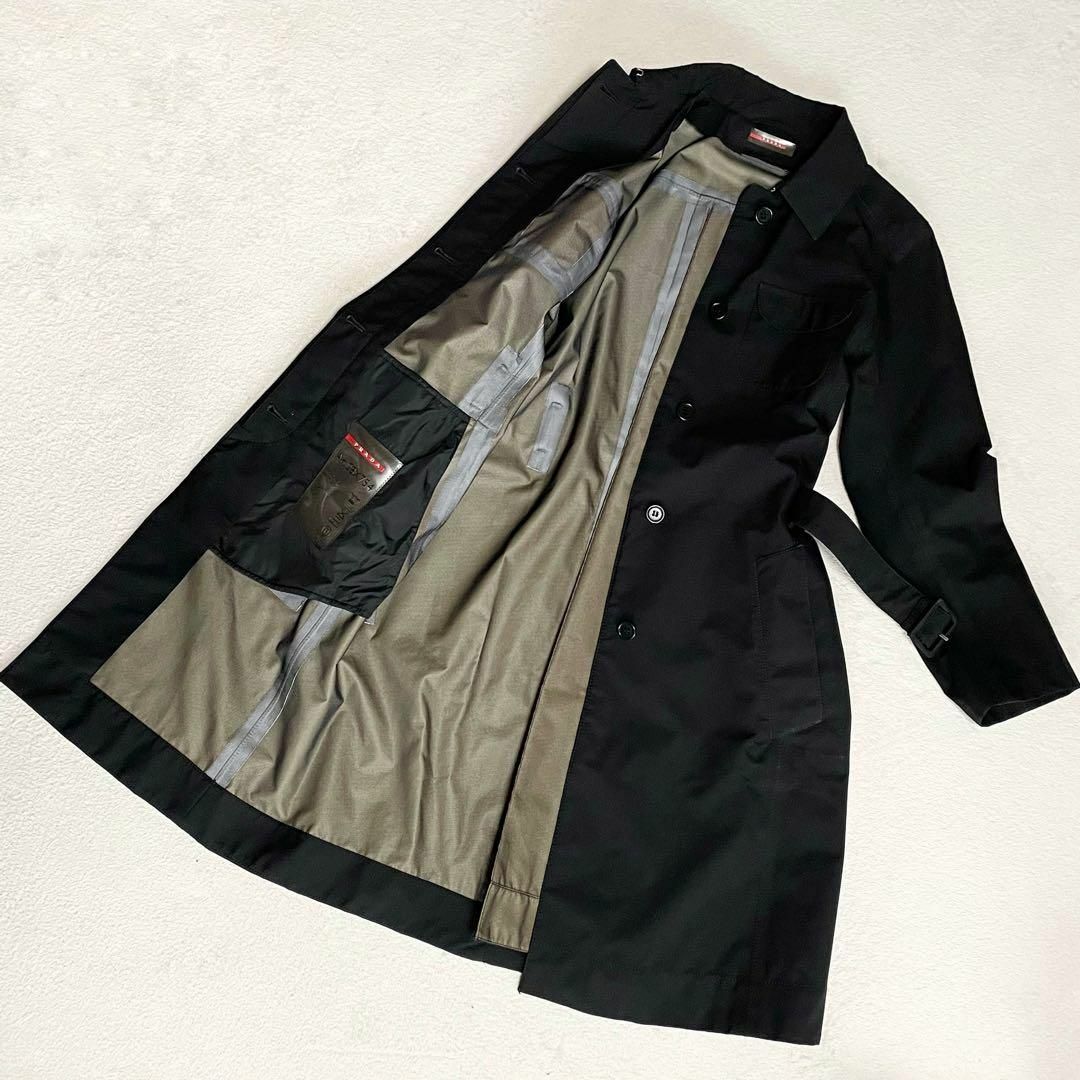 PRADA - 【美品✨】プラダスポーツ☆トレンチコート☆Mサイズ☆黒