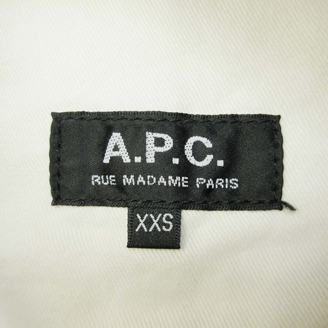 美品 アーペーセー A.P.C. デニム ジャケット Gジャン 4th XXS62cm着丈