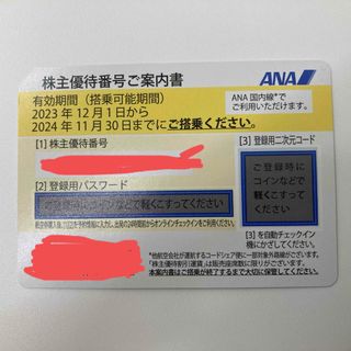 エーエヌエー(ゼンニッポンクウユ)(ANA(全日本空輸))のANA株主優待(航空券)