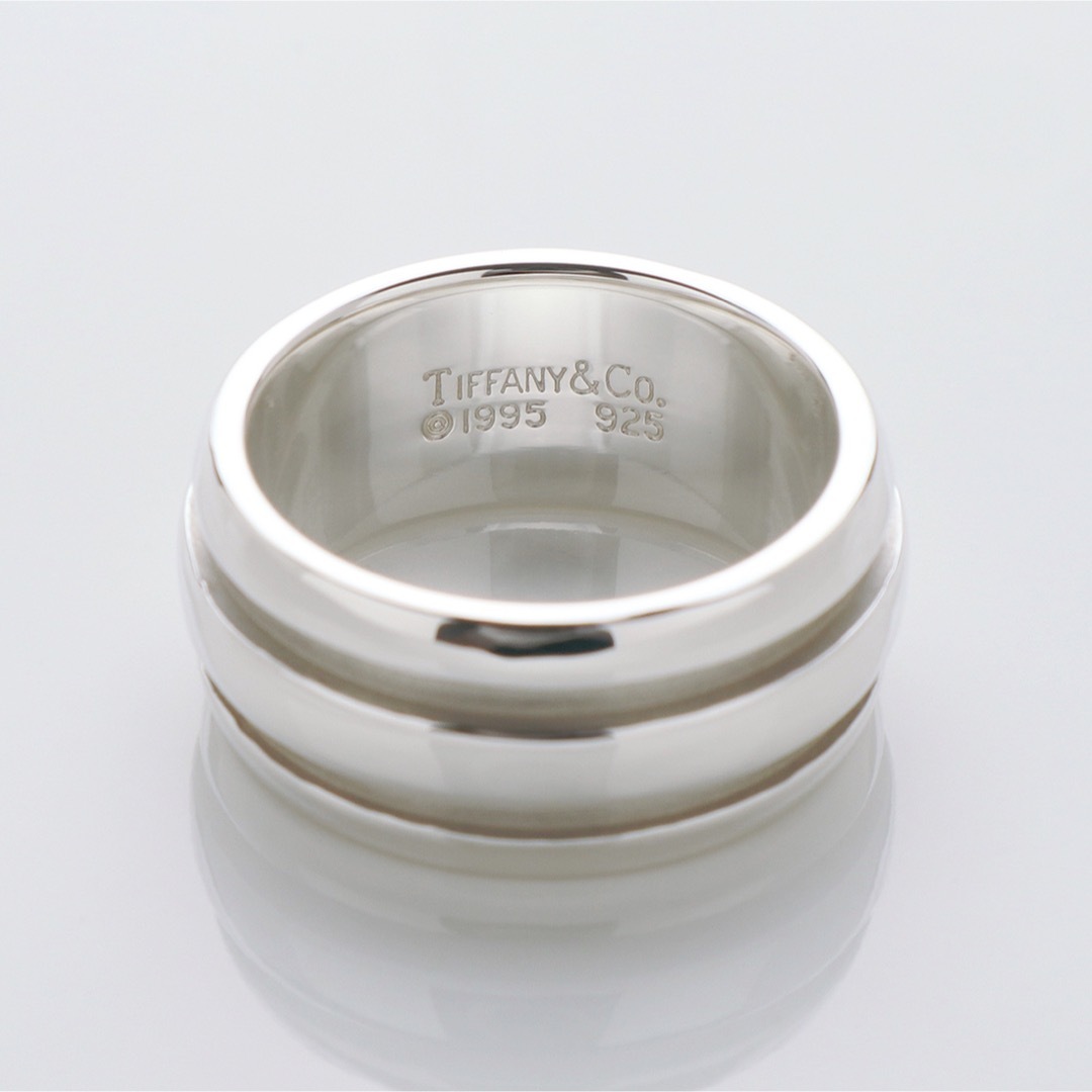Tiffany & Co.(ティファニー)の美品 ティファニー グルーブド ダブルライン リング 925 指輪 12号 レディースのアクセサリー(リング(指輪))の商品写真