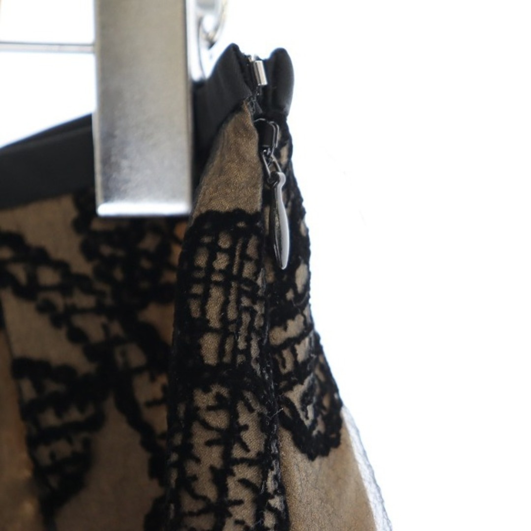 M'S GRACY(エムズグレイシー)のエムズグレイシー 花柄シアーフレアスカート オーガンジー ロング ミモレ丈 レディースのスカート(ロングスカート)の商品写真