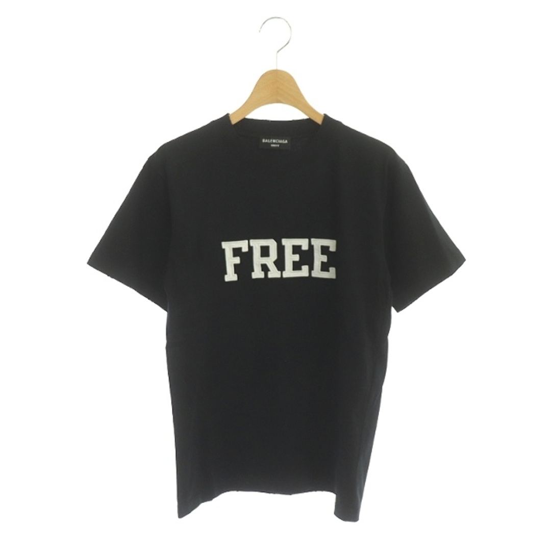 バレンシアガ FREE Tシャツ カットソー  XS 黒 ブラック ■SH41cm身幅