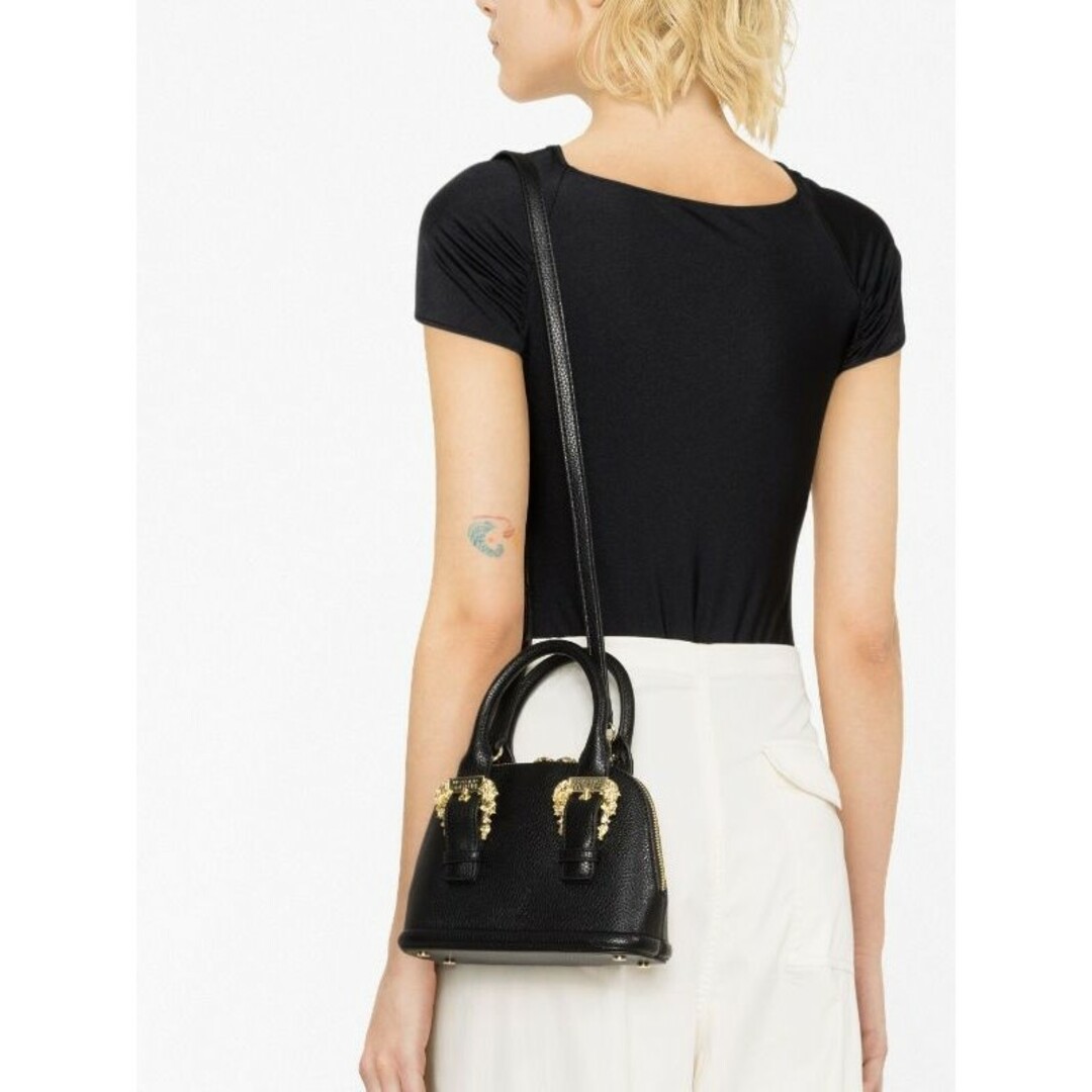 VERSACE JEANS COUTURE ハンドバッグ ブラック VERSACE JEANS COUTURE ハンドバッグ ブラック