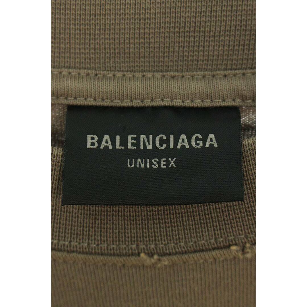 Balenciaga(バレンシアガ)のバレンシアガ  23SS  681046 TNVL1 ダメージ加工ロゴプリント長袖カットソー メンズ 1 メンズのトップス(Tシャツ/カットソー(七分/長袖))の商品写真