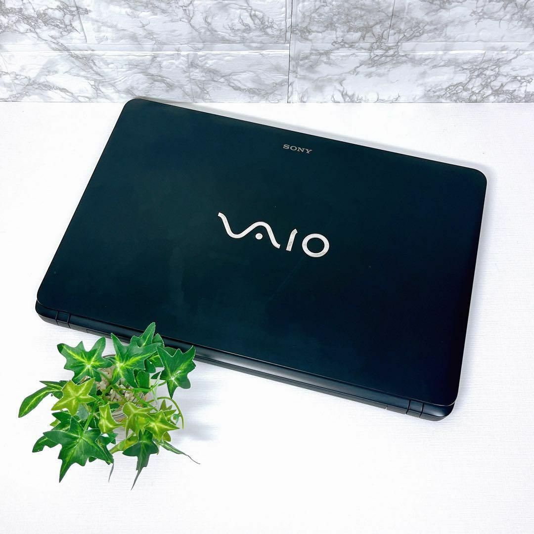 SONY - 人気✨初心者すぐ使える設定済オフィスカメラ付✨薄型黒VAIO