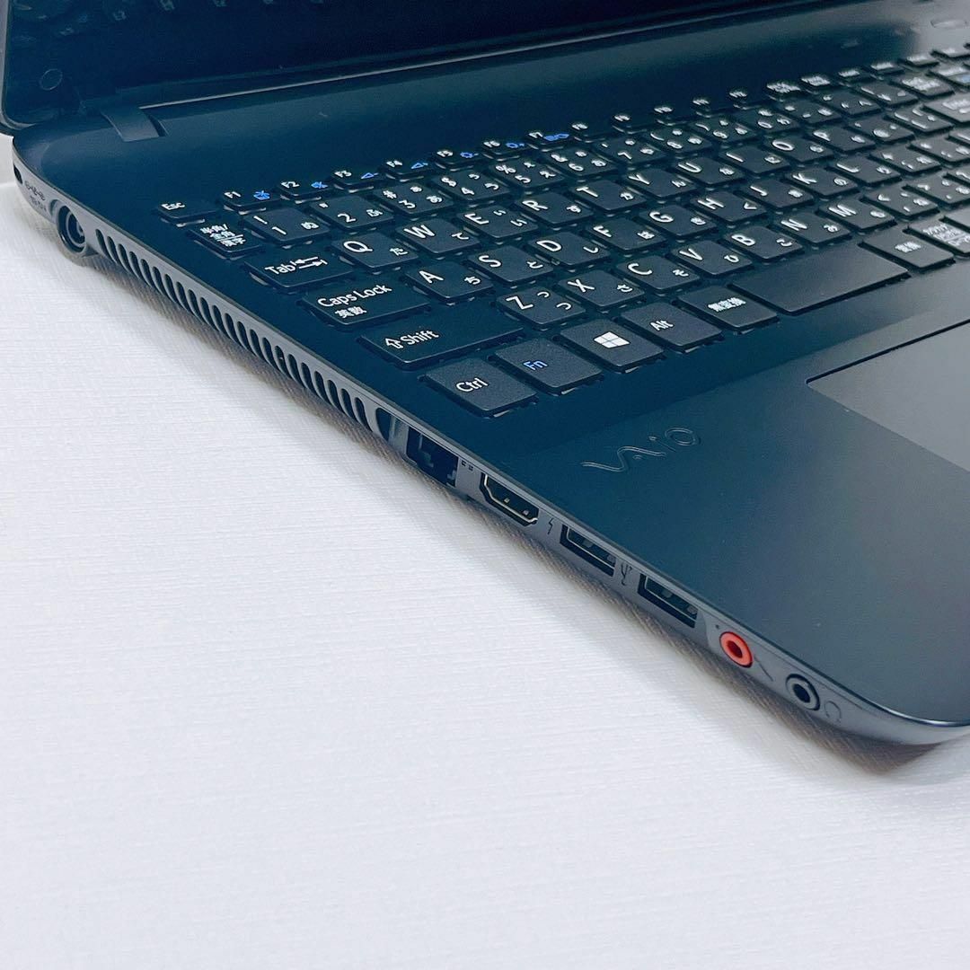 SONY - 人気✨初心者すぐ使える設定済オフィスカメラ付✨薄型黒VAIO