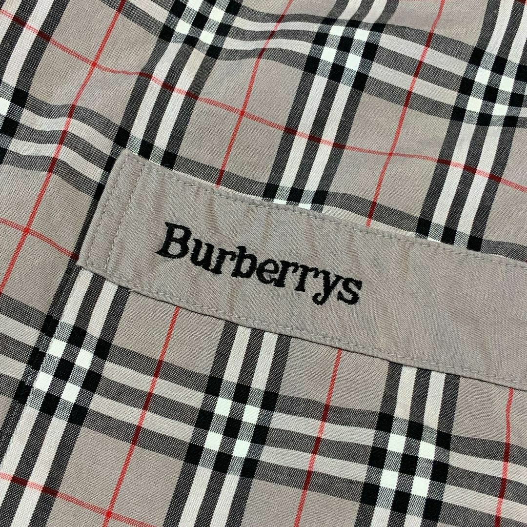BURBERRY(バーバリー)の90‘s Burberry バーバリー ノバチェック プリズンシャツ グレー メンズのトップス(シャツ)の商品写真