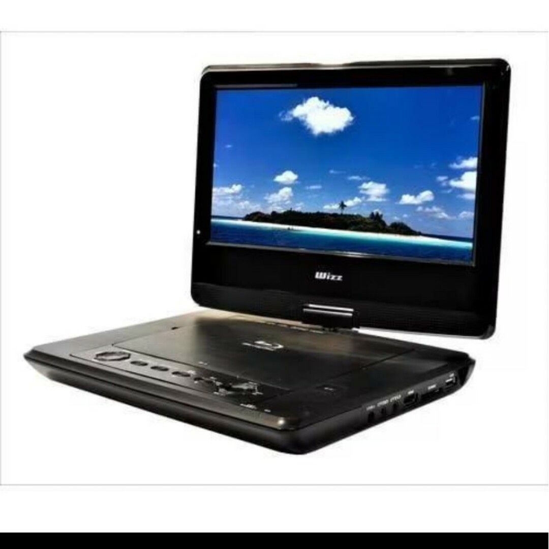 PC/タブレットダイニチ電子 Wizz WPBS1005 10.1インチポータブル BD&DVD