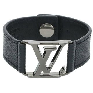 ルイヴィトン(LOUIS VUITTON)のルイヴィトン  M6295 ブラスレ・ホッケンハイム モノグラムエクリプスLVロゴブレスレット メンズ 19(ブレスレット)