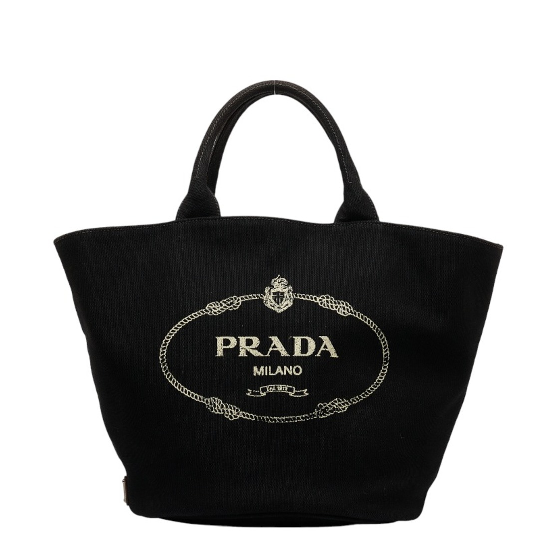 プラダ カナパ バケツ型 シルバー金具 ハンドバッグ トートバッグ キャンバス レディース PRADA 【1-0124855】 | フリマアプリ ラクマ