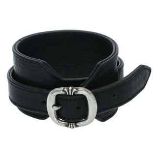 クロムハーツ(Chrome Hearts)のクロムハーツ  RR TINY BUCKLE/ロックンロール レザーブレスレット メンズ 2(ブレスレット)