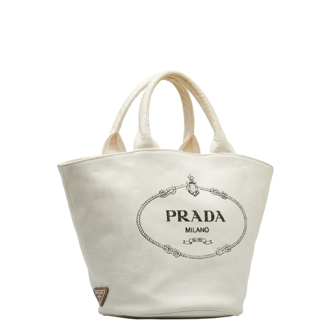 PRADA - プラダ カナパ バケツ型 トート シルバー金具 ハンドバッグ