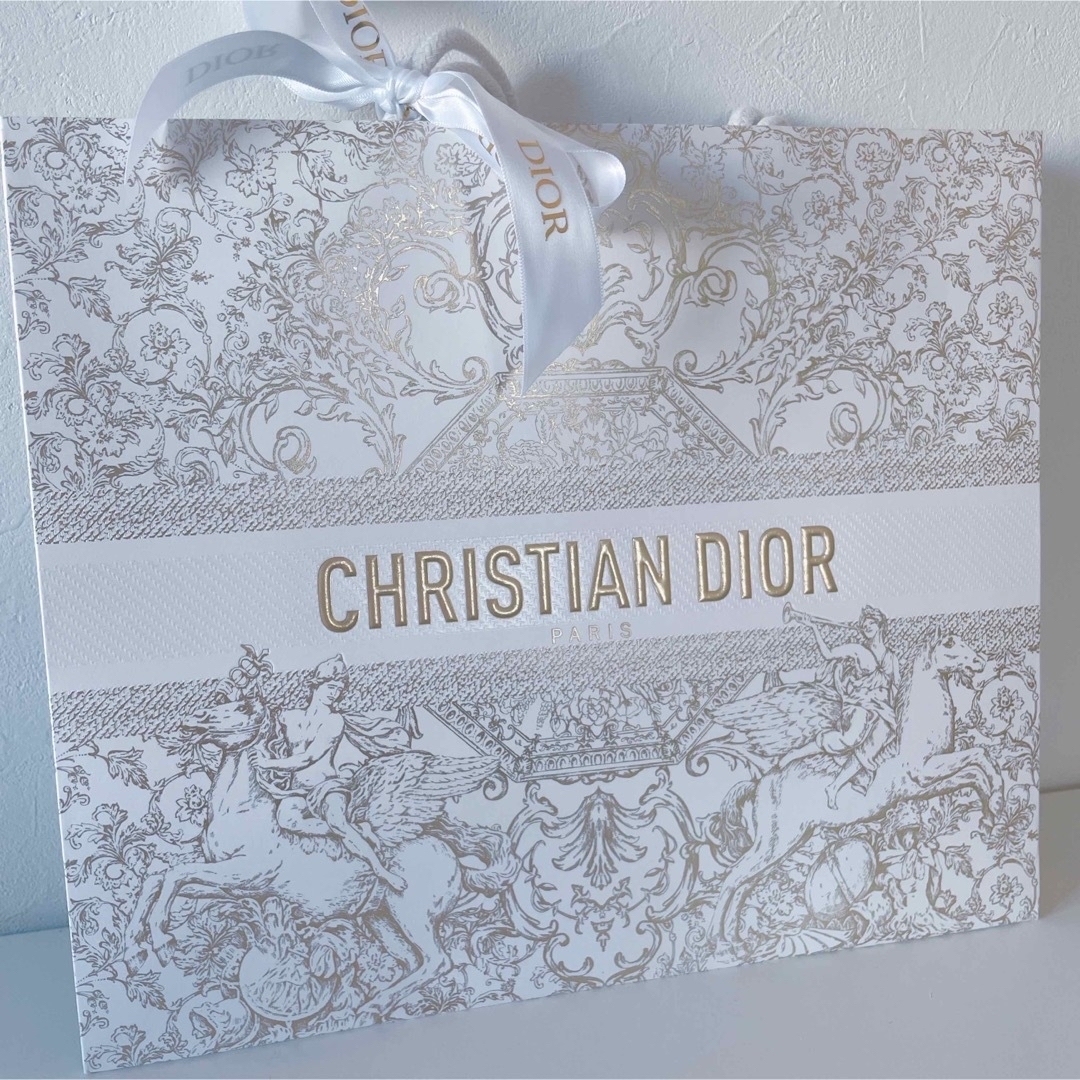 Christian Dior(クリスチャンディオール)のChristian Dior/ショップ袋大 インテリア/住まい/日用品のオフィス用品(ラッピング/包装)の商品写真