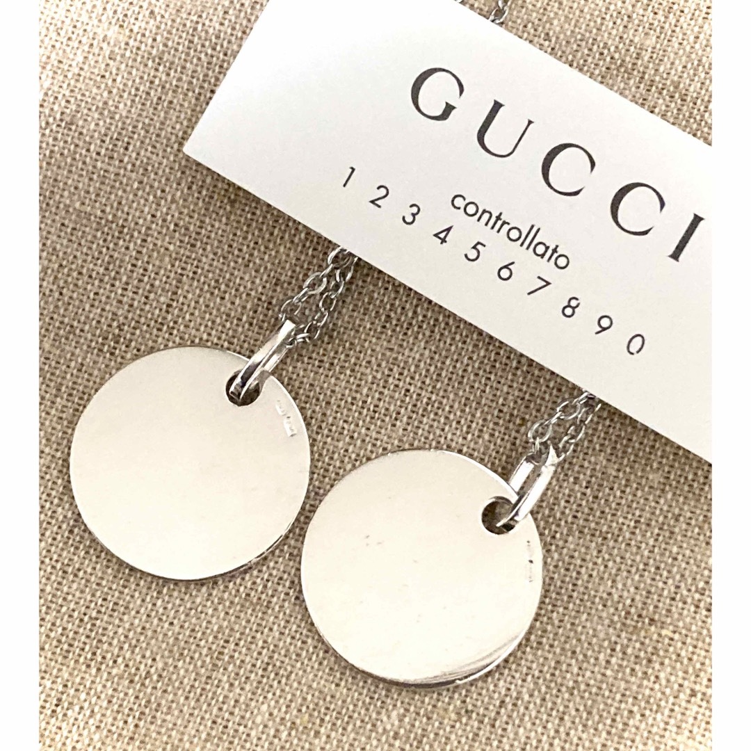 Gucci(グッチ)のグッチ ペアネックレス ラウンド/サークル/丸型 ネックレス/ペンダント メンズのアクセサリー(ネックレス)の商品写真