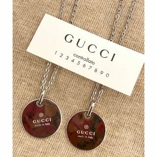 グッチ(Gucci)のグッチ ペアネックレス ラウンド/サークル/丸型 ネックレス/ペンダント(ネックレス)