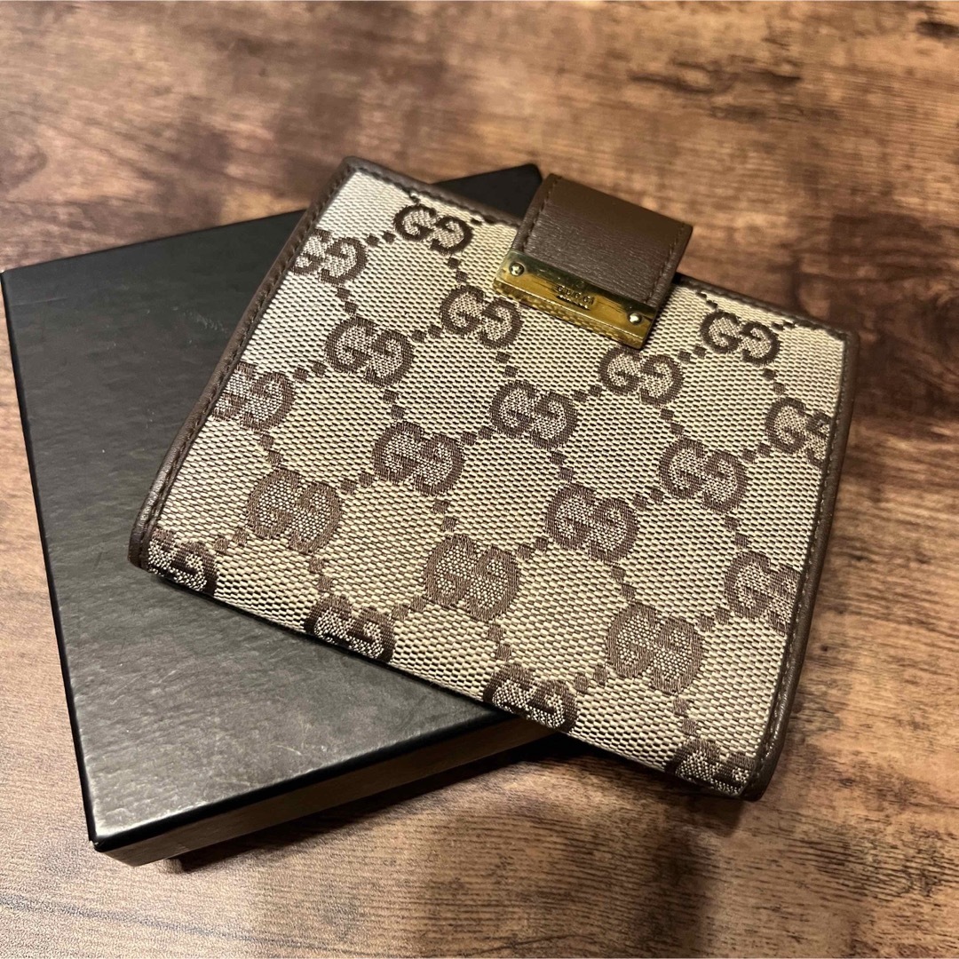 Gucci(グッチ)の☆値下げ☆GUCCI  GG柄　折財布　ミニ財布 レディースのファッション小物(財布)の商品写真