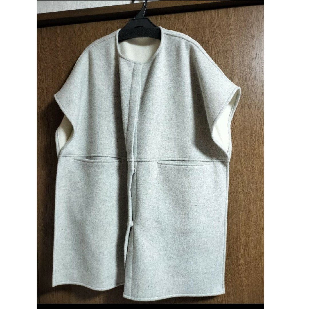 bow.a ボウエー　WOOL VEST　ウールベスト　L.GRAY