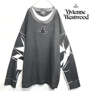 ヴィヴィアンウエストウッド(Vivienne Westwood)の【美品/定価22000】ヴィヴィアンウエストウッドマン 長袖Tシャツ オーブ L(Tシャツ/カットソー(七分/長袖))