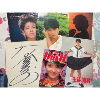 1980年代懐かしの小泉今日子 ファングッズ(女性タレント)