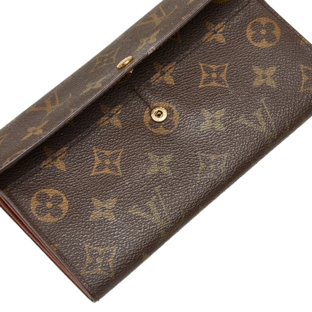 ルイ ヴィトン モノグラム ポシェット ポルト モネ クレディ 長財布 M61725 PVC レディース LOUIS VUITTON 【1-0116226】