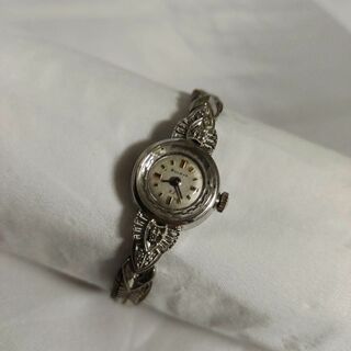 Bulova - 513美品　ブローバ　腕時計　豪華宝飾　喜平　N67145　手巻き式　シルバー